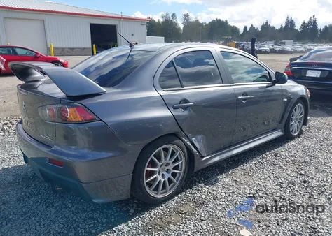 2010 Mitsubishi Lancer Evolution Gsr from USA, damaged, VIN JA32W8FV6AU016429